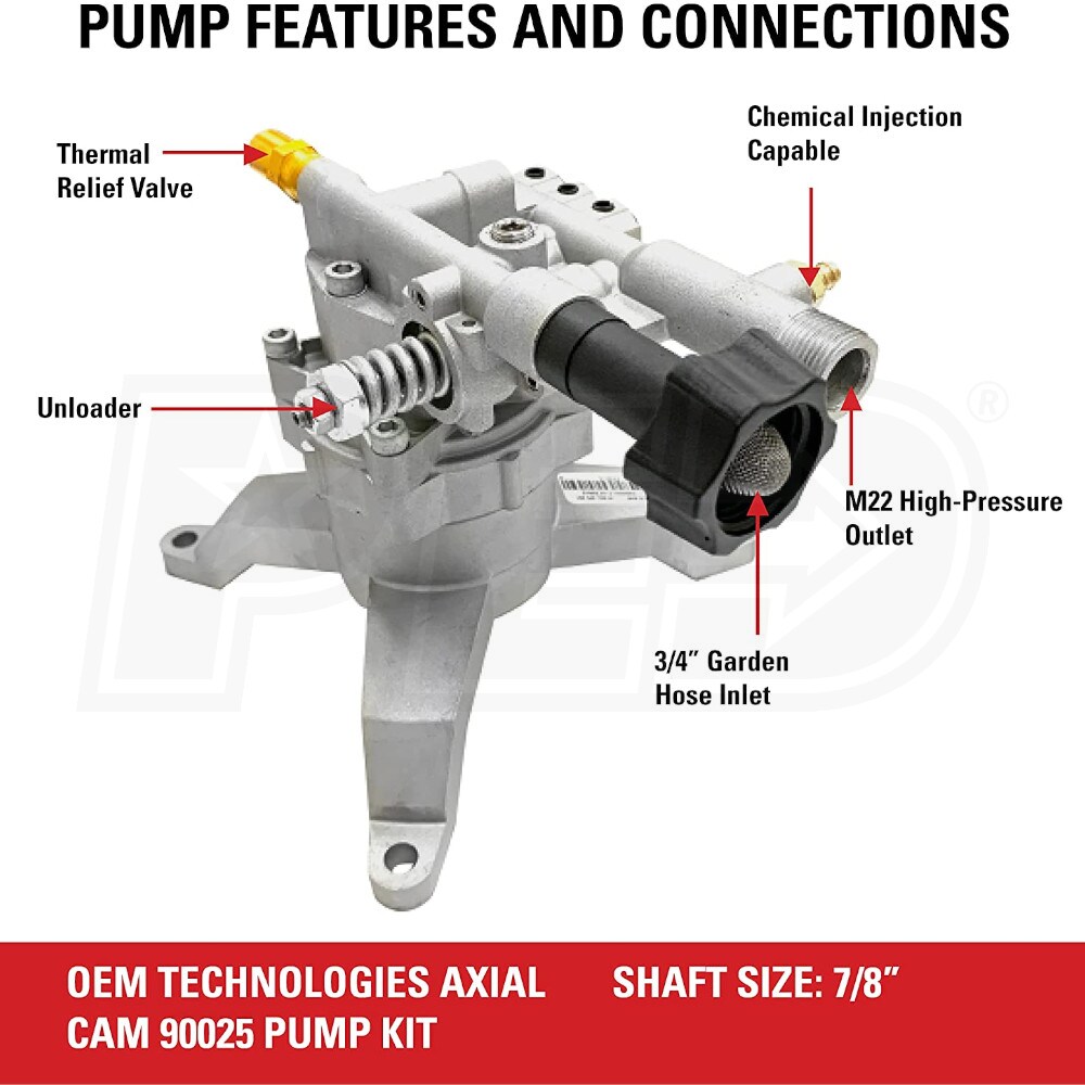 Oem Technologies Fully Plumbed Psi Gpm Shaft Vertical