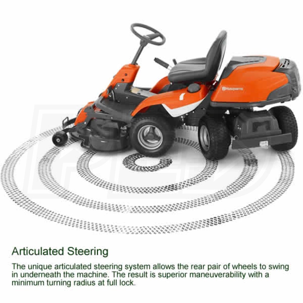 Husqvarna R T Hp All Wheel Drive Articulating Riding Mower