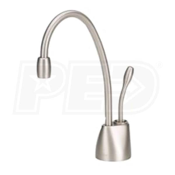 InSinkErator Indulge Contemporary Hot Water Faucet Satin Nickel Finish InSinkErator F GN