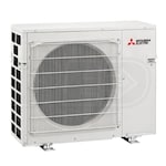 Mitsubishi Wall Mounted 2-Zone System - 36,000 BTU Outdoor - 18k + 18k Indoor - 19.2 SEER2