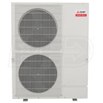 Mitsubishi Wall Mounted 5-Zone System - 48,000 BTU Outdoor - 9k + 9k + 9k + 15k + 18k Indoor - 23.0 SEER2
