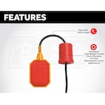 Sump Alarm SA-120V-1L-10