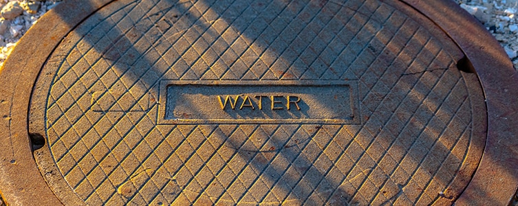 Main water shutoff on street side