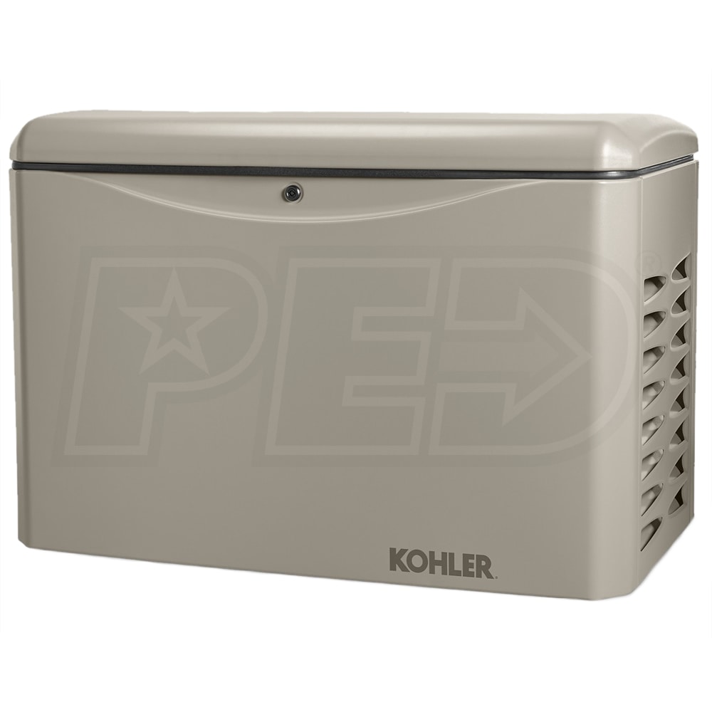 Kohler 26kw Aluminum Home Standby Generator W Cold Weather Kit Kohler 26rca Qs50 7986