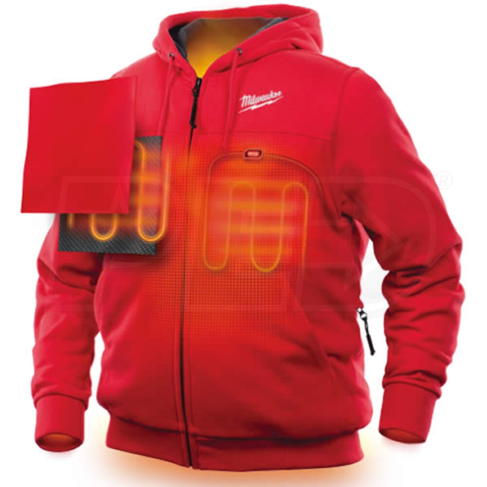 Milwaukee® M12™ Heated Hoodie Only (Red / 3XL) Milwaukee 301R203X