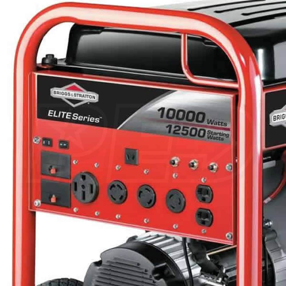 Briggs & Stratton 30207 - 10,000 Watt Electric Start Portable Generator ...