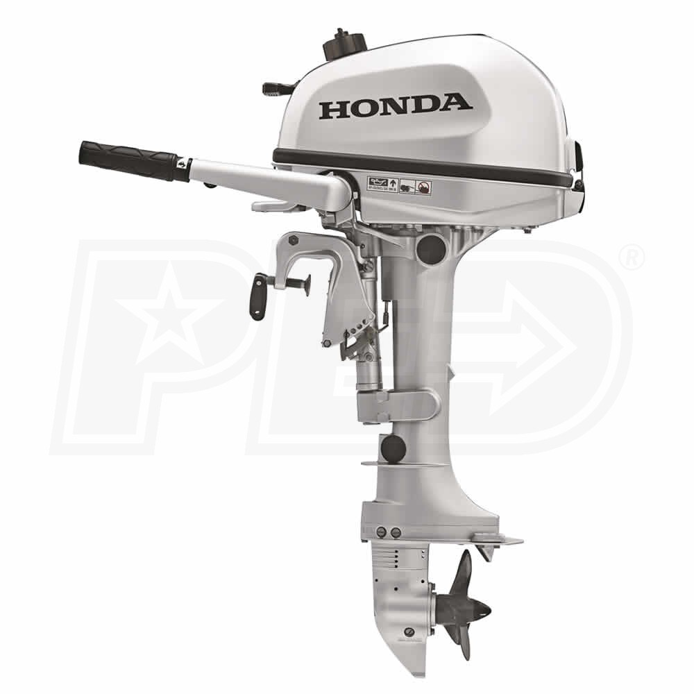 Honda 5 Hp 15 Shaft Gas Powered Outboard Motor Honda Marine Bf5dhshna 8160