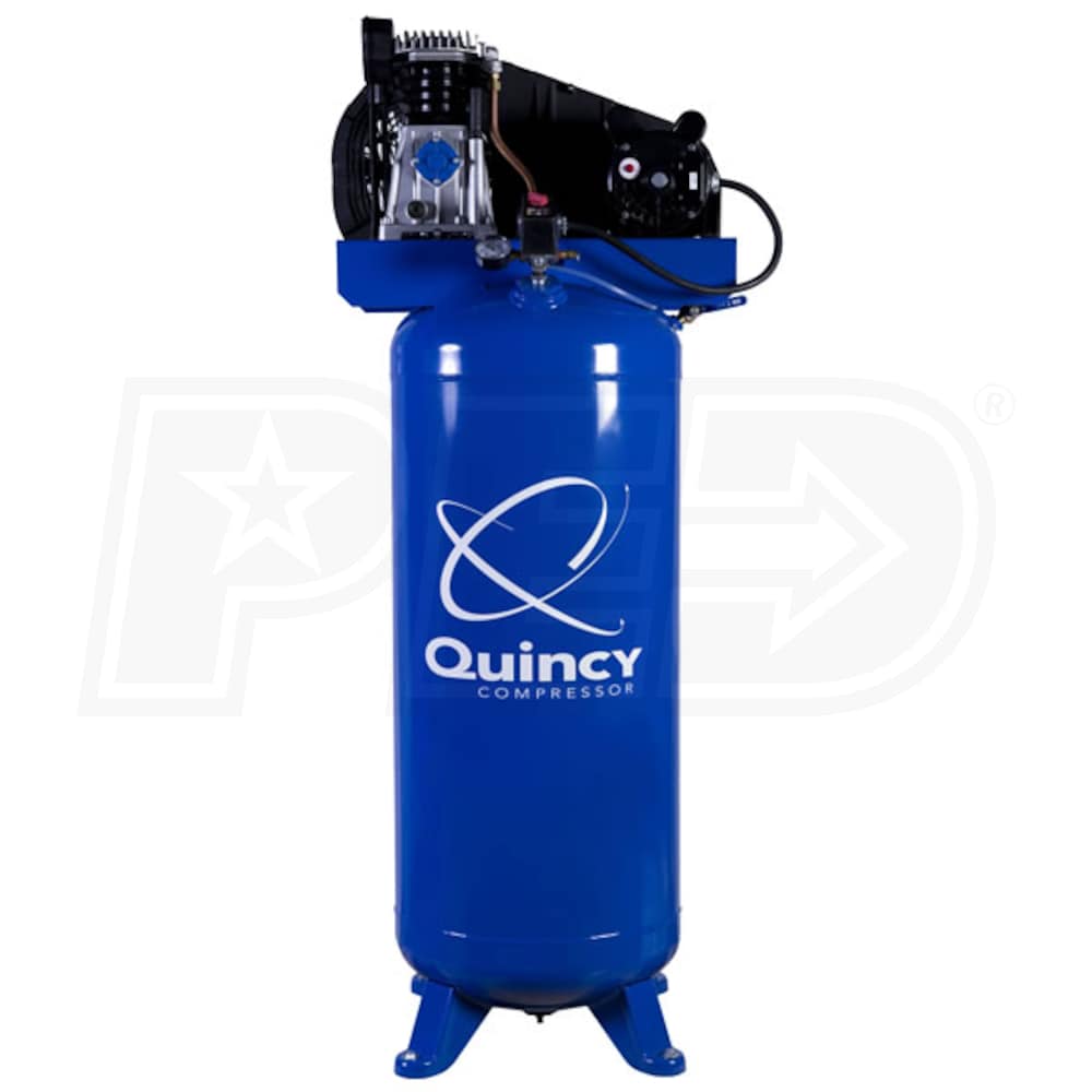 Quincy 3.5-HP 60-Gallon (Belt Drive) Single Stage Air Compressor (230V ...