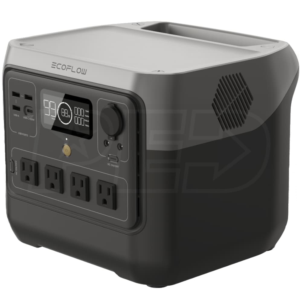 EcoFlow RIVER 2 Pro - 768Wh Portable Power Station W/ 160-Watt Solar ...