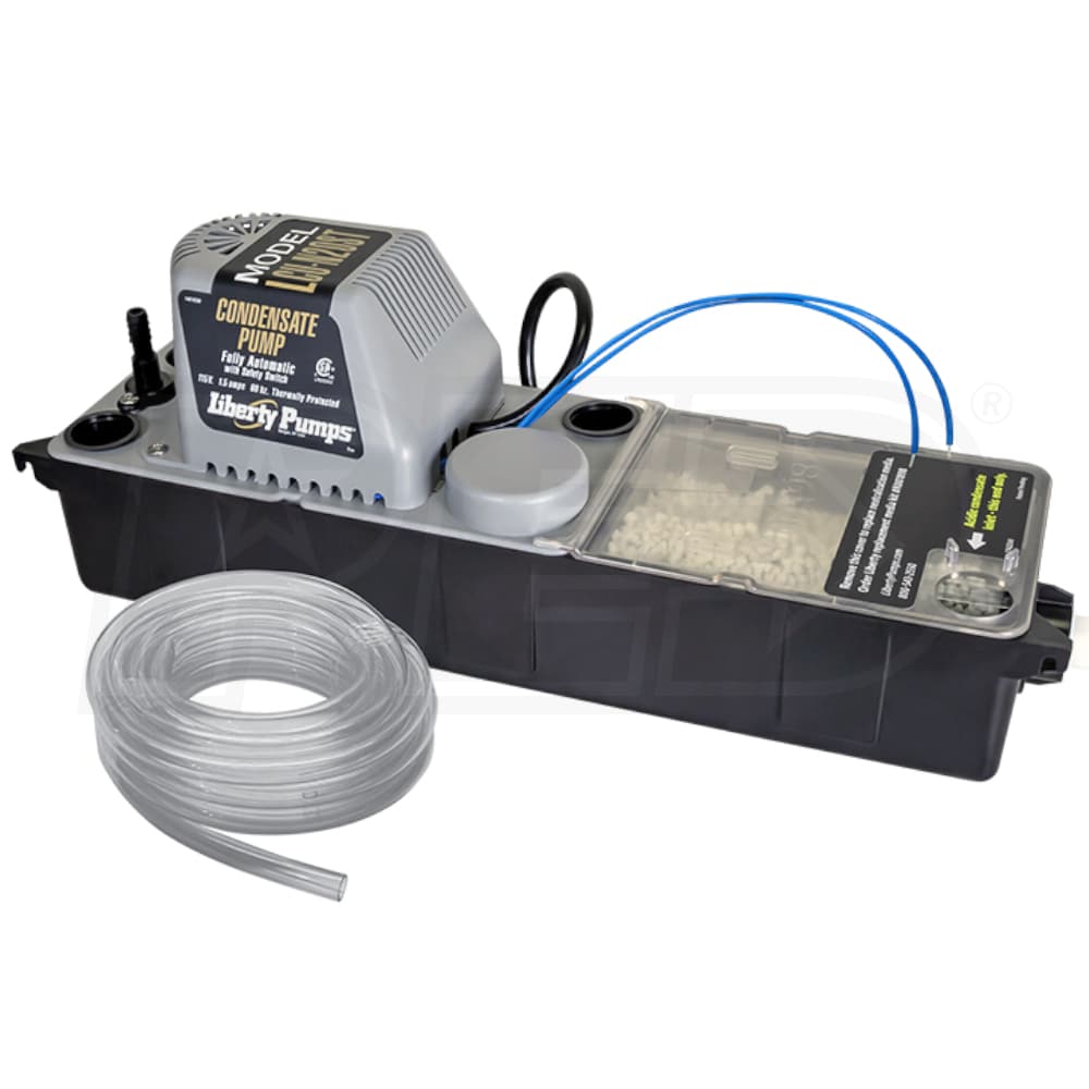 Liberty Pumps Neutralizing Automatic Condensate Pump (115V) w/ Safety  Switch  Tubing (20' Lift) Liberty Pumps LCU-N20ST