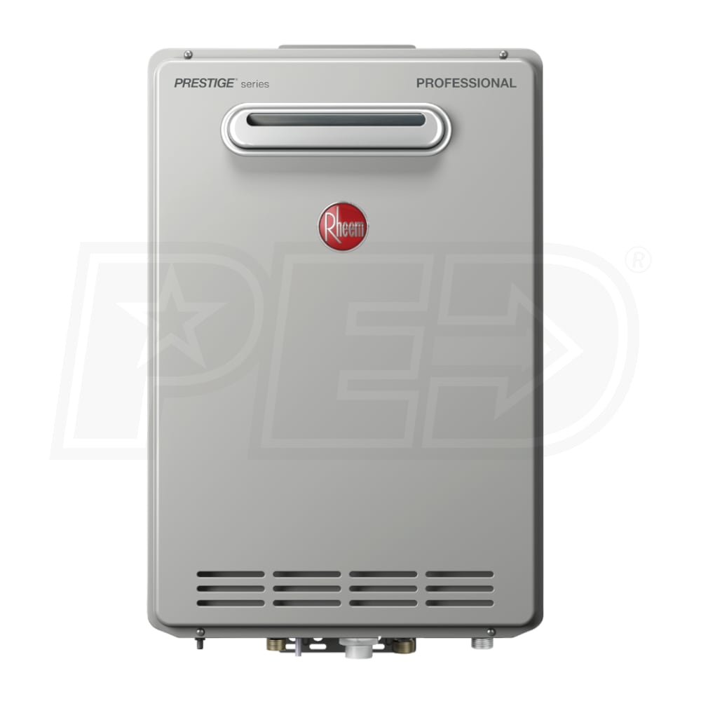 Rheem RTGH - 5.0 GPM at 60° F Rise - 0.93 UEF - Propane Tankless Water ...