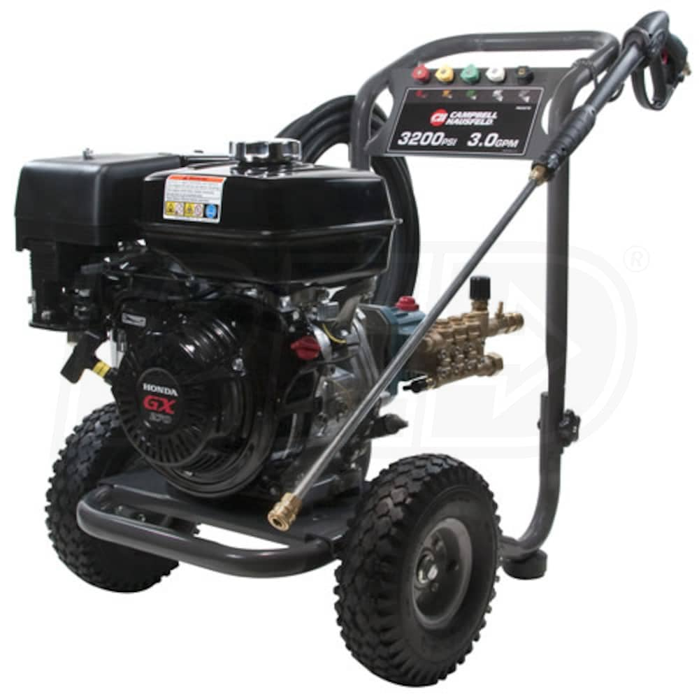 Campbell Hausfeld Professional 3200 Psi Gas Cold Water Pressure Washer W Honda Engine 4512