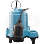 Little Giant 6EN-CIA-RF - 1/3 HP Cast Iron Submersible Sump Pump w/ Tether Float Switch