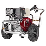 Pressure-Pro RC/E4040HCE-PED Professional 4000 PSI Gas - Cold Water Roll  Cage Frame Pressure Washer w/ Hose Reel, CAT & Electric Start Honda GX390  Engine