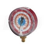 Yellow Jacket 3-1/8 Inch Red Dry Manifold Gauge