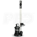Flotec 1/2 HP Quick-Install Pre-Plumbed Sump Pump System w/ Vertical Float Switch