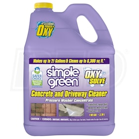 View Simple Green Oxy Solve Pressure Wash Concrete & Driveway Cleaner (1-Gallon)