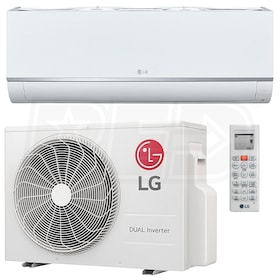 View LG - 24k BTU Cooling + Heating - Wall Mounted Air Conditioning System - 17.0 SEER2