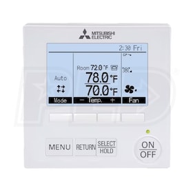 View Mitsubishi - Wired Remote Controller - Programmable - Wall Mounted