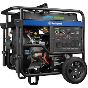 View Westinghouse WGen14500DFc - 14,500 Watt Electric Start Dual Fuel Portable Generator w/ CO Sensor & Wireless Remote Start (49-State)