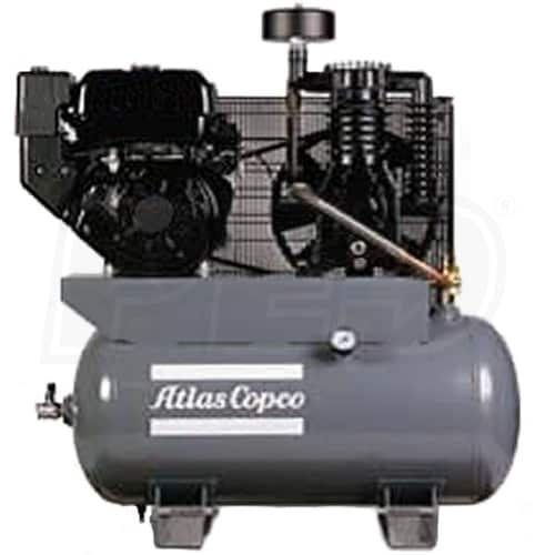 Atlas Copco AR10 10-HP 30-Gallon Two-Stage Truck Mount Air Compressor W ...