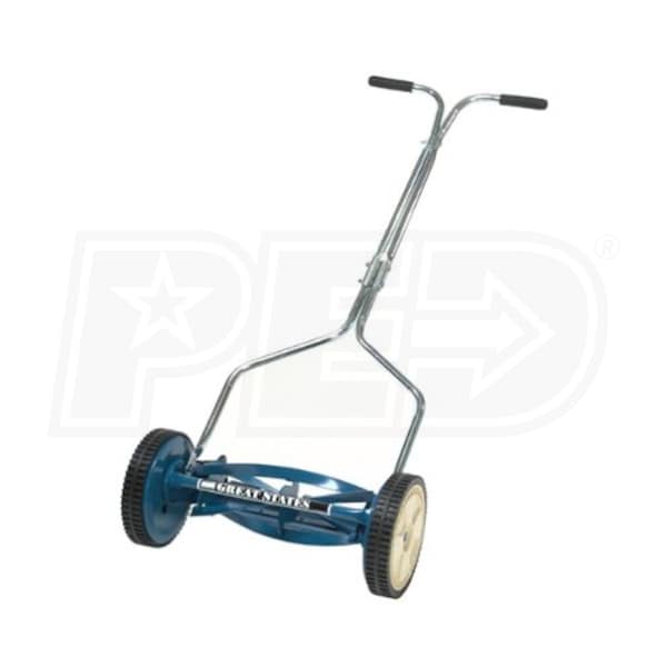 14-Inch 4-Blade Push Reel Lawn Mower Lightweight Noise-Free