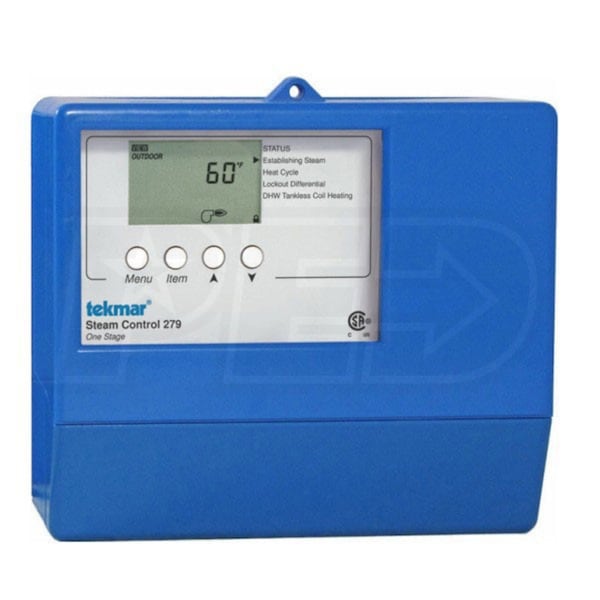 Tekmar 279 - Steam Control - Outdoor Temp. Reset - One Stage | Tekmar 279