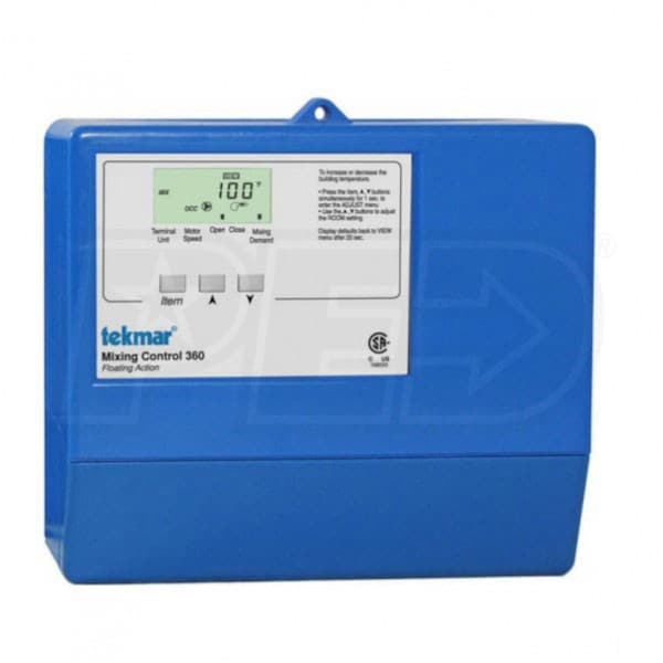 Tekmar 360 - Mixing Control - Outdoor Temp. Reset - Floating Action ...