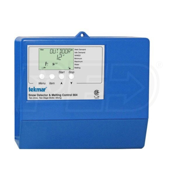 Tekmar 664 - Snow Detector & Melting Control - Outdoor Temp. Reset ...