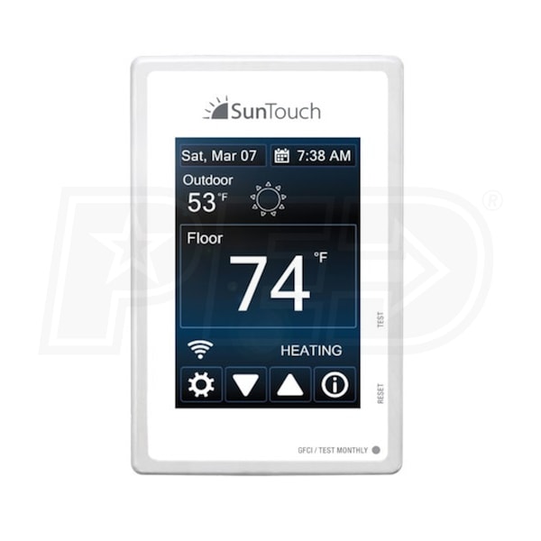 Suntouch Sunstat Connect Programmable Thermostat Touch Screen Wi