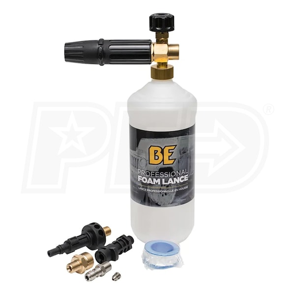 BE 1500 PSI (Electric - Cold Water) DIY Portable Car Wash Pressure Washer  Kit