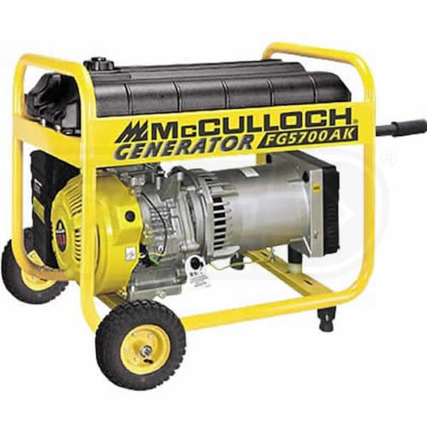 McCulloch 5130 Watt Portable Generator | McCulloch FG5700AK