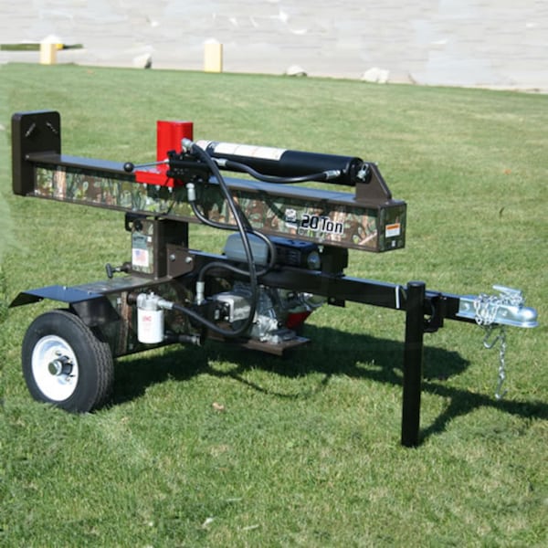 Iron and oak 22 store ton log splitter